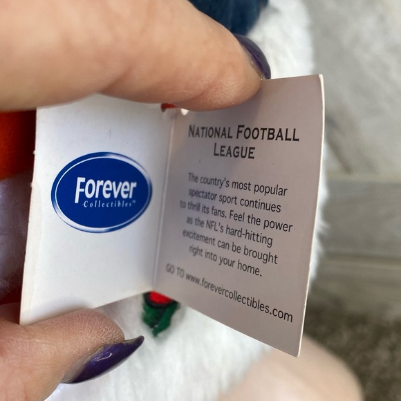 Chicago Bears Logo Colorblock Santa Hat NFL Football Forever Collectibles - Picture 10 of 10